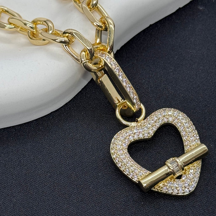 VIP Gold renk kolye