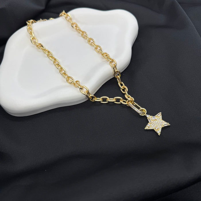 VIP Gold renk kolye