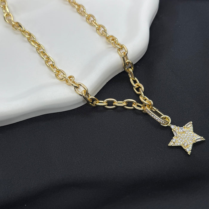 VIP Gold renk kolye