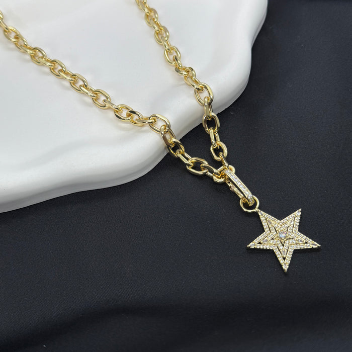 VIP Gold renk kolye